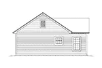 Traditional House Plan Left Elevation - Aubrey Country Ranch Home 121D-0033 - Search House Plans and More