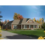 House Plan Front of Home 121D-0034