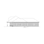 Ranch House Plan Right Elevation - Peyton Shingle Ranch Home 121D-0034 - Shop House Plans and More