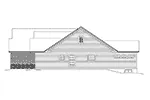 Ranch House Plan Right Elevation - Audrey Traditional Ranch Home 121D-0035 - Search House Plans and More