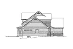 Cape Cod & New England House Plan Left Elevation - Lauren Traditional Home 121D-0037 - Shop House Plans and More