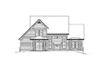 Cape Cod & New England House Plan Rear Elevation - Lauren Traditional Home 121D-0037 - Shop House Plans and More