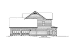 Traditional House Plan Right Elevation - Lauren Traditional Home 121D-0037 - Shop House Plans and More