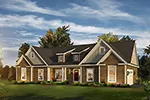 Craftsman House Plan Front of Home - Andrea Shingle Craftsman Home 121D-0043 - Search House Plans and More