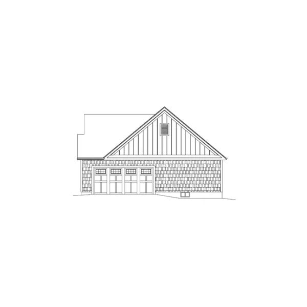 Country House Plan Right Elevation - Andrea Shingle Craftsman Home 121D-0043 - Search House Plans and More