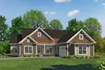 Traditional House Plan Front of House 121D-0044