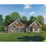 Traditional House Plan Front of House 121D-0044