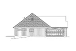 Craftsman House Plan Left Elevation - Ellice Country Ranch Home 121D-0046 - Search House Plans and More