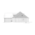 Ranch House Plan Right Elevation - Ellice Country Ranch Home 121D-0046 - Search House Plans and More