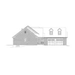 Traditional House Plan Left Elevation - Georgiana Shingle Country Home 121D-0047 - Search House Plans and More