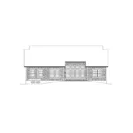 Traditional House Plan Rear Elevation - Georgiana Shingle Country Home 121D-0047 - Search House Plans and More