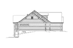 Ranch House Plan Left Elevation - Nellie Traditional Ranch Home 121D-0049 - Shop House Plans and More