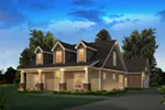 Country House Plan Front of Home - Lily Country Craftsman Home 121D-0050 - Shop House Plans and More