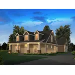 Country House Plan Front of Home - Lily Country Craftsman Home 121D-0050 - Shop House Plans and More