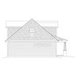 Country House Plan Left Elevation - Lily Country Craftsman Home 121D-0050 - Shop House Plans and More