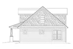 Cape Cod & New England House Plan Right Elevation - Lily Country Craftsman Home 121D-0050 - Shop House Plans and More