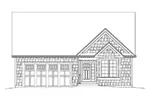 Ranch House Plan Front Elevation - Isabelle Narrow Ranch Home 121D-0052 - Search House Plans and More