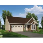 Country House Plan Front of House 121D-0052