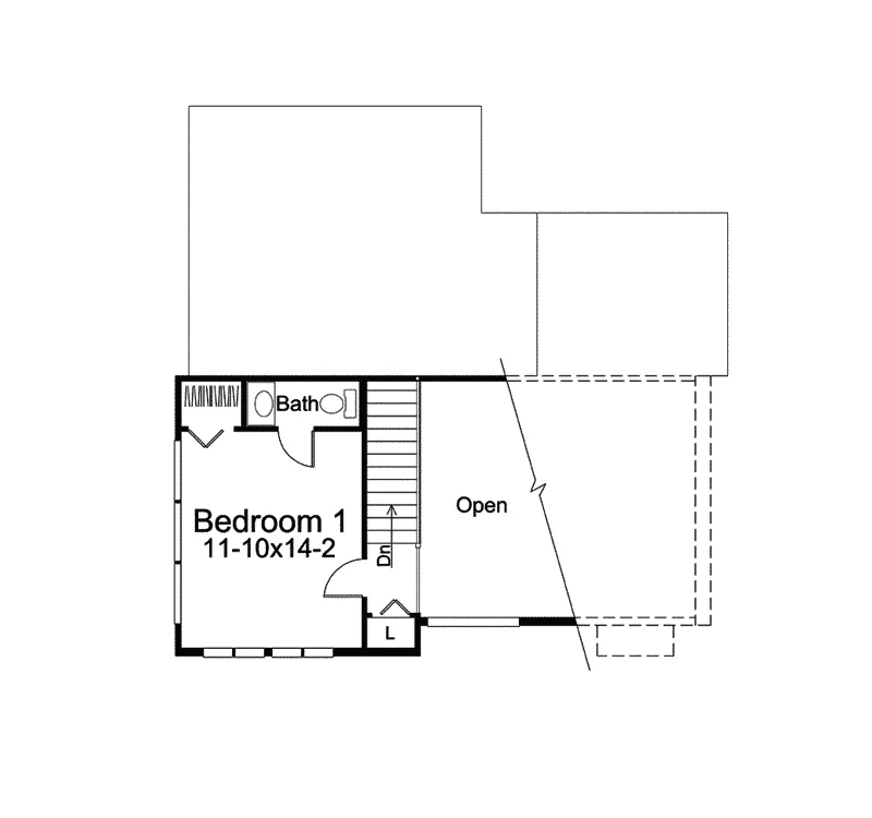 Berm House Plan Second Floor - Eureka Berm Home 122D-0001 - Search House Plans and More