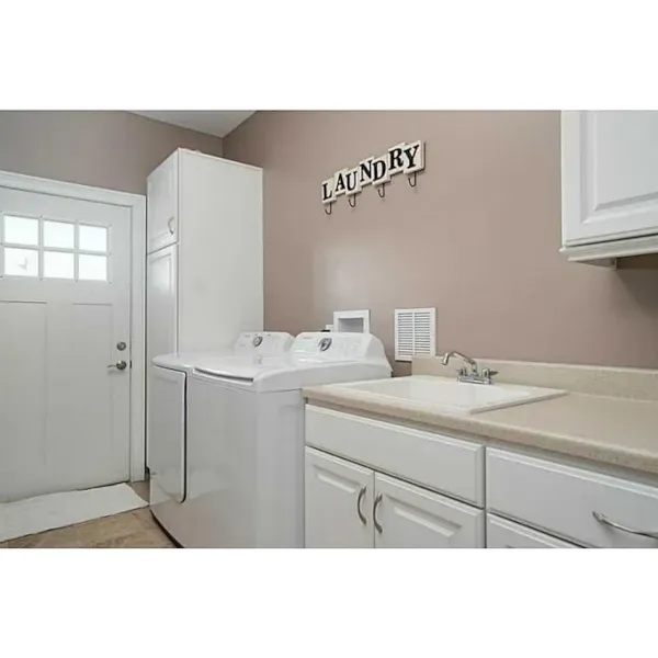 Traditional House Plan Laundry Room Photo 01 - Amorbach Traditional Home 123D-0002 - Search House Plans and More