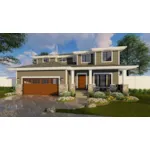 Traditional House Plan Front of Home - Dimitrios Traditional Home 123D-0007 - Search House Plans and More