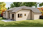 Traditional House Plan Rear Photo 01 - 123D-0010 - Shop House Plans and More