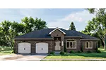 European House Plan Front of Home - 123D-0011 - Shop House Plans and More