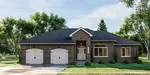 Traditional House Plan Front of House 123D-0011