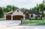 European House Plan Front of House 123D-0013