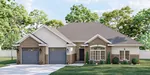 Traditional House Plan Front of House 123D-0015