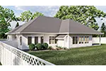 Ranch House Plan Rear Photo 01 - 123D-0015 - Shop House Plans and More