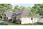 Ranch House Plan Side View Photo 01 - 123D-0015 - Shop House Plans and More