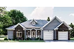 Traditional House Plan Front of House 123D-0016