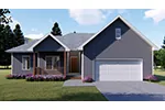 Traditional House Plan Front of House 123D-0022