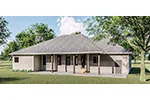 Traditional House Plan Rear Photo 01 - 123D-0024 - Shop House Plans and More