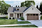 Ranch House Plan Front of House 123D-0028