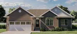 Ranch House Plan Front of House 123D-0030