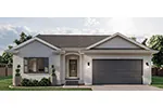 Traditional House Plan Front of House 123D-0031