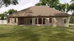 Country House Plan Rear Photo 01 - Ridgeway Ranch Home 123D-0051 - Shop House Plans and More