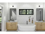 Prairie House Plan Master Bathroom Photo 01 - Wakefield Way Barn Home 123D-0109 - Shop House Plans and More