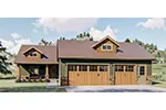 Bungalow House Plan Front of House 123D-0124