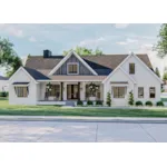 Lowcountry House Plan Front of Home - Westchester Way Modern Farmhouse 123D-0151 - Shop House Plans and More