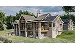 Country House Plan Side View Photo - Flat Water Lake Home 123D-0168 - Shop House Plans and More