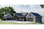Country House Plan Side View Photo 01 - Flat Water Lake Home 123D-0168 - Shop House Plans and More