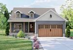 Rustic House Plan Front of Home - Mabel Lane Rustic Home 123D-0173 - Shop House Plans and More