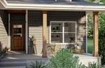 Rustic House Plan Porch Photo 01 - Mabel Lane Rustic Home 123D-0173 - Shop House Plans and More