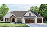 Craftsman House Plan Front of House 123D-0199
