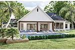 Ranch House Plan Rear Photo 01 - 123D-0199 - Shop House Plans and More
