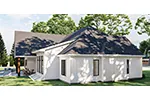 Ranch House Plan Side View Photo - 123D-0199 - Shop House Plans and More
