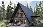 Lake House Plan Front of House 123D-0274